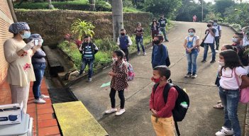 El objetivo de la Gobernación es que ningún niño se quede sin estudiar. /Foto: Cortesía / La Opinión 