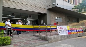 El plantón se realizó de manera pacífica. / Foto: Cortesía / La Opinión 