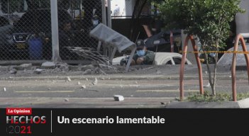 Atentado terrorista en Cúcuta.
