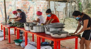 La comunidad del sector se mantiene unida gracias a estos procesos. / Foto: Cortesía / La Opinión 