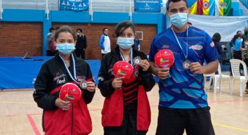 Dana Carvajal y Nataly Acuña destacan en Madrid, Cundinamarca.