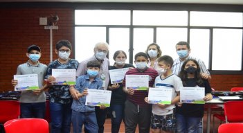 Niños y adolescentes cucuteños capacitados para crear videojuegos./Foto: cortesía