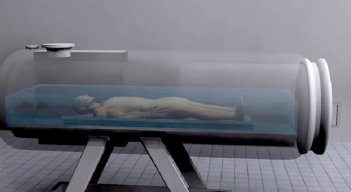 La aquamación, un método funerario más verde./Foto: Ilustración