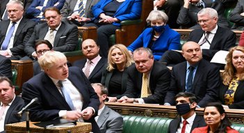 Boris Johnson, primer ministro.