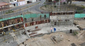A buen ritmo avanzan las obras en el puente Benito Hernández/Cortesía/ La Opinión