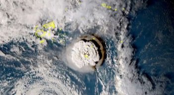 Tsunami provocado por erupción en las islas Tonga llega a Japón./Foto: AFP