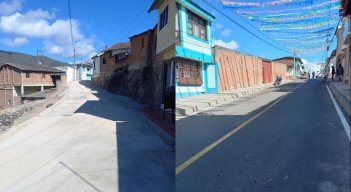 Fueron dadas al servicio dos calles en el casco urbano. Foto: Cortesía/La Opinión.