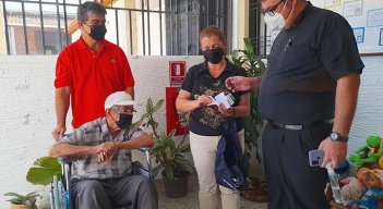 más de 130 adultos mayores de San Cristóbal serán atendidos por la iglesia católica./Foto cortesía