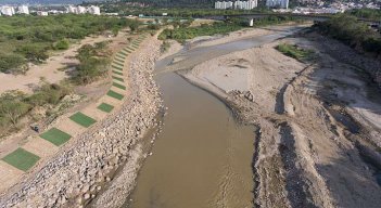 obras de protección de las márgenes del río Pamplonita./Foto Juan Pablo Cohen