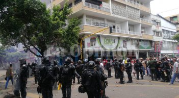 Enfrentamientos con el Esmad