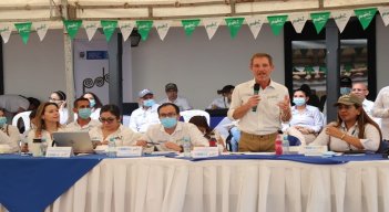El consejero presidencial para la Estabilización y Consolidación del Territorio, Emilio Archila, lideró desde Villa del Rosario, la reunión de fortalecimiento del Pilar 1 del Ordenamiento de la Propiedad Rural y del Uso del Suelo, realizado con los Grupos Motor de los Programas de Desarrollo con Enfoque Territorial (PDET), subregión  Catatumbo.