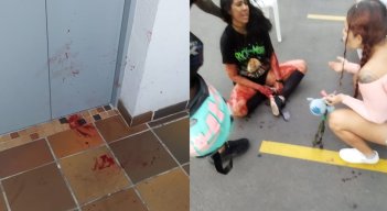 La mujer alcanzó a bajar al piso 1 a pedir auxilio