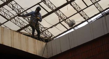 Centro de Víctimas recibe mantenimiento para mejorar la atención./Foto cortesía