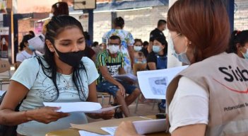 Jornada Sisbén IV para personas con discapacidad en Atalaya./Foto: cortesía