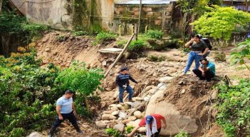 Los damnificados esperan la ayuda de la Unidad de Gestión del Riesgo. Foto cortesía.