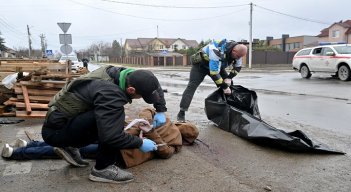 Asesinatos en Ucrania. / Foto: AFP
