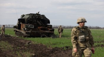 Ataque ruso a fabrica de armas