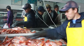 Venta de pescado.