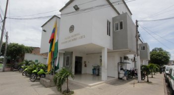 Estación de Policía en Los Patios. 