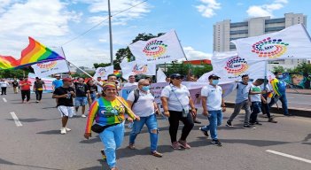 La “Caminata por la Igualdad” se realizó con el apoyo de la institucionalidad. /Foto: Cortesía