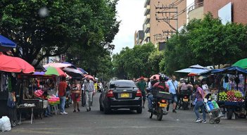 Avenida sexta de cúcuta, invadida por ventas ambulantes/Foto La Opinión