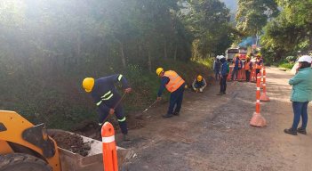 Gobernación avanza en el mejoramiento de la vía Chinácota-Alto Mejué/Foto cortesía