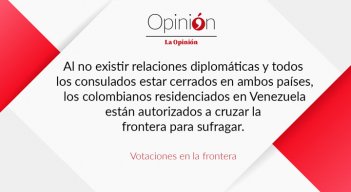 Votaciones en la frontera