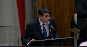 Joven cucuteño está en la Cumbre de Las Américas 