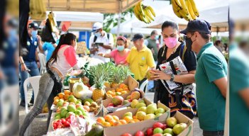 Mercado campesino se tomó la Alejandría./Foto: cortesía