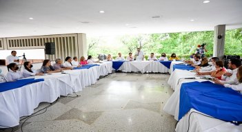 En la mesa participaron las tres Cámaras de Comercio de la región: Cúcuta, Pamplona y Ocaña./ Foto: Cortesía/La Opinión
