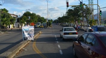 Este domingo cerrarán la vía principal de Los Patios por campeonato de patinaje./Foto: cortesía