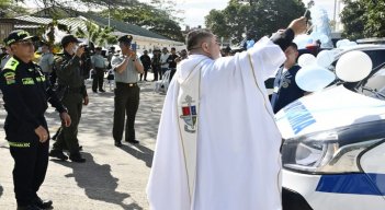 La Policía de Norte de Santander celebró el Día de la Virgen del Carmen./Foto: cortesía