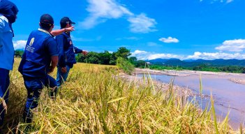 La Alcaldía intervendrá puntos críticos cerca al río Zulia. / Foto Cortesía