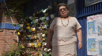 Clemencia Garnica de Barajas. Desde los 18 años está laborando en el campo educativo, destacando que fue docente universitaria durante muchos años. /Foto: Pablo Castillo / La Opinión 