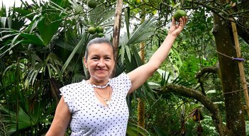 Martha Barreras en la finca 'La Belencita' 