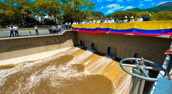 Desarenador del acueducto metropolitano en San Cayetano./Foto Pablo Castillo