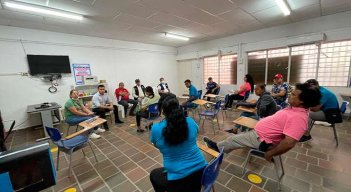 Comunidad del corregimiento de San Pedro avanza en los preparativos para asumir la operación del acueducto./Foto cortesía