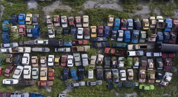  Secretaría de Tránsito se prepara para subastar y volver chatarra casi 7 mil automotores 
