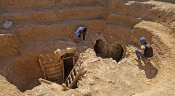 Hallada mansión de lujo de 1.200 años en el desierto./Foto: AFP