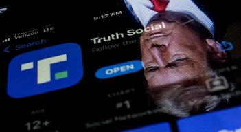 Red social de Donald Trump. / Foto: AFP