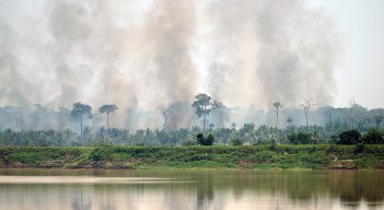 Incendio forestales en la Amazonía.