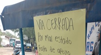 En la vereda Los Peracos reclaman atención