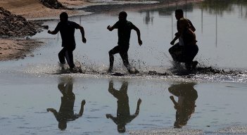 Cientos de venezolanos cruzan a EE. UU. desde México esperanzados en obtener asilo./Foto: AFP