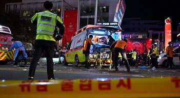 Estampida en Corea del Sur. 