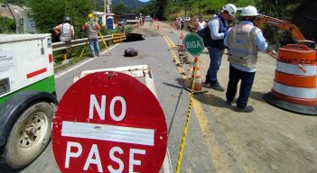 Vía entre Cúcuta y Pamplona