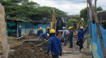 Concejo puso lupa a obra que se ejecuta en Las Américas