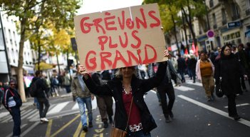 Protestas en Francia.
