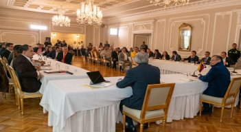 El encuentro se desarrolló en la Casa de Nariño y duró más de una hora. / Foto: Cortesía / La Opinión 