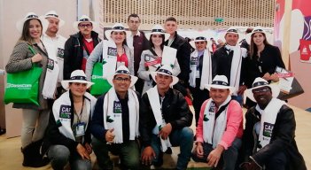 12 cafeteros exponen sus productos en la feria. / Foto: Cortesía