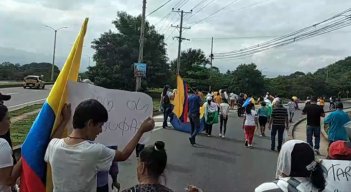 "¡No más Acualia!": en Villa del Rosario exigen servicios públicos 